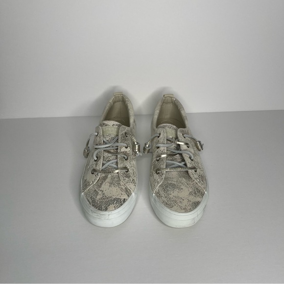 SPERRY Women's Metallic Leather Sneaker size 8 - Picture 4 of 8